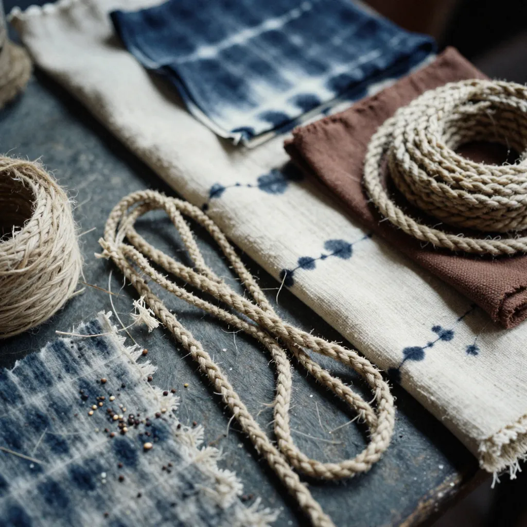 Raw clay being prepared for traditional pottery making